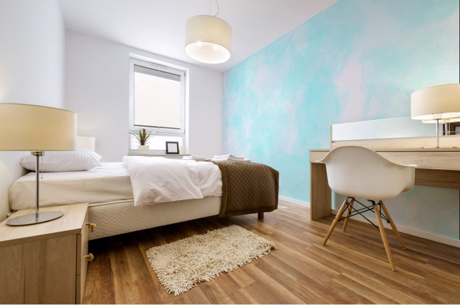 Ocean Blue Mural print