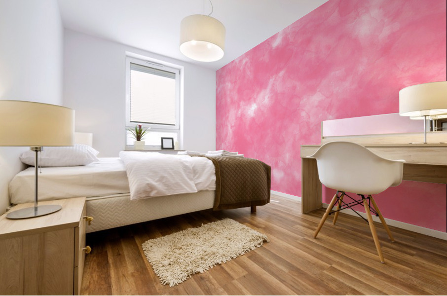 French Pink Mural print