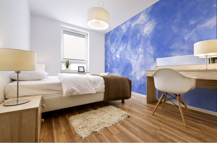 Royal Blue Mural print