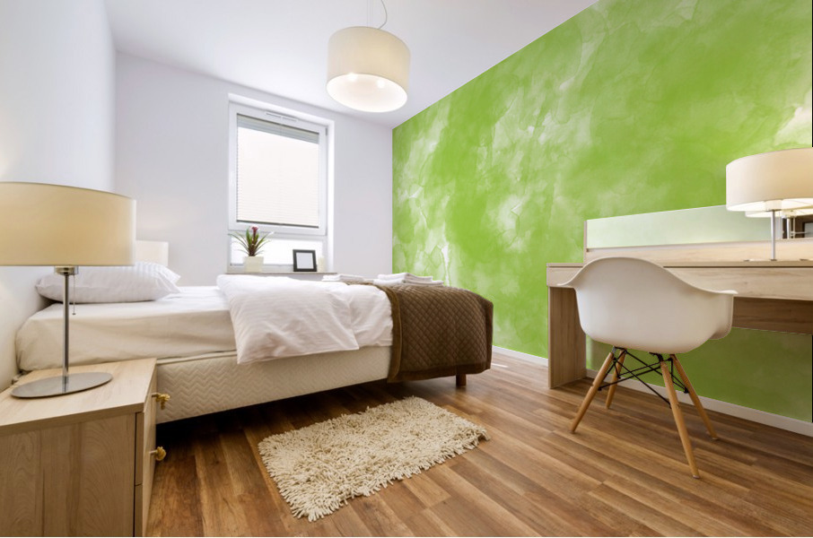 Yellow Green Mural print
