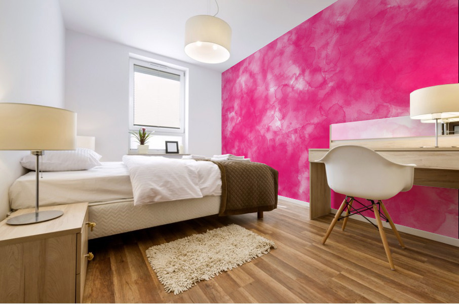 Pink Shade Mural print