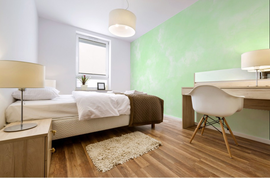 Tea Green Mural print