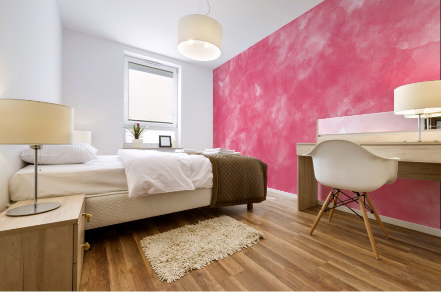 Paradise Pink Mural print