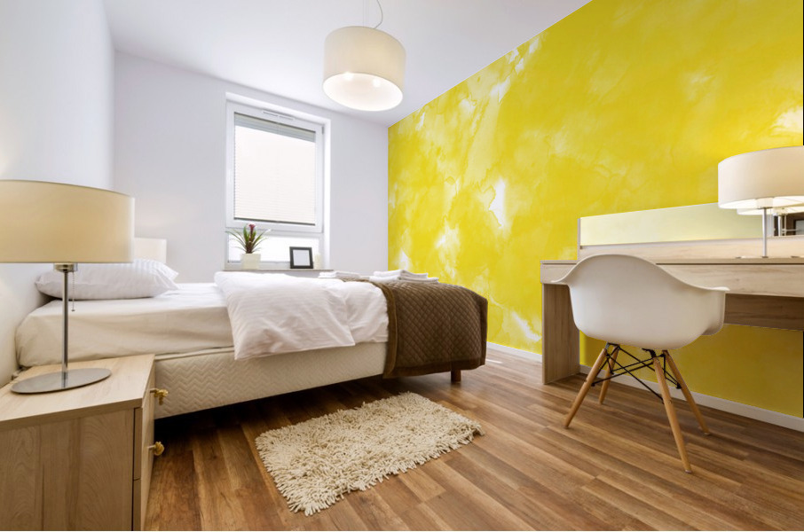 Yellow Mural print