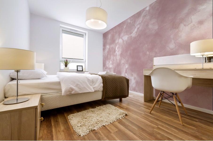 Rosy Brown Mural print