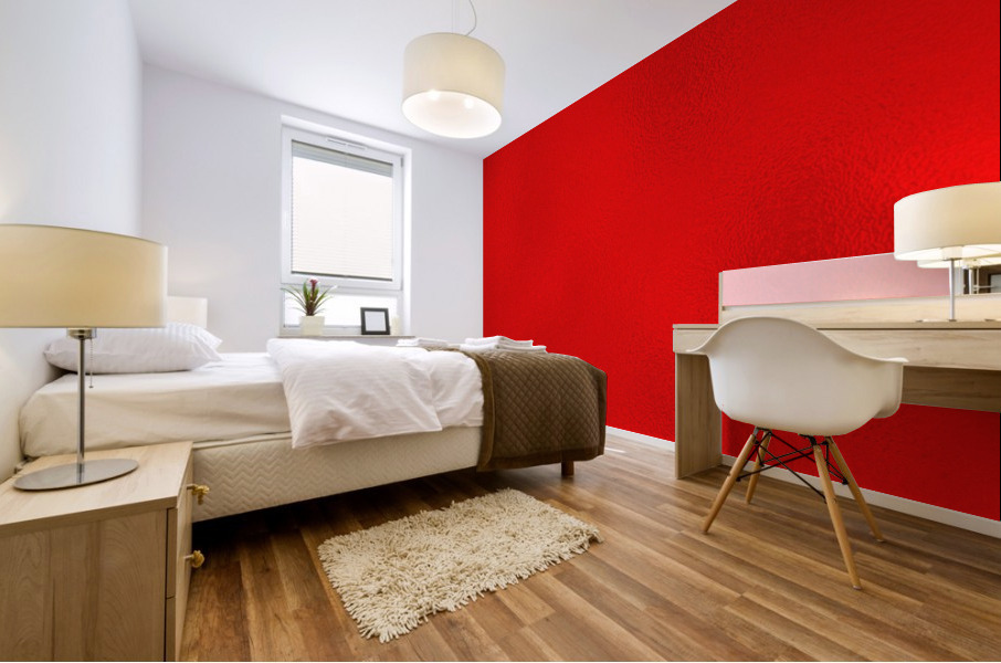 Red Glass Mural print