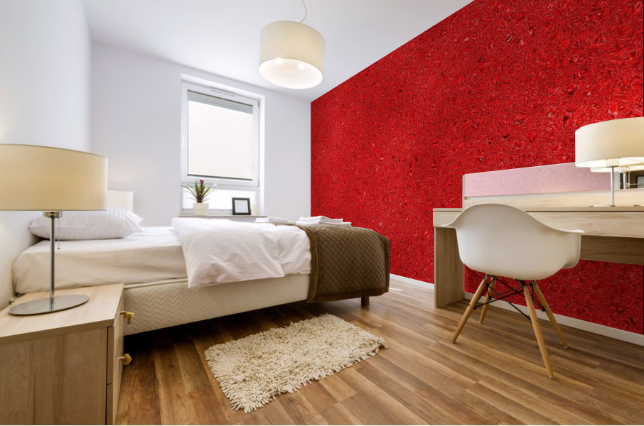 Red Glitter Mural print