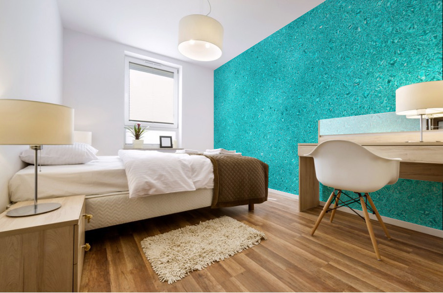 Aqua Glitter Mural print