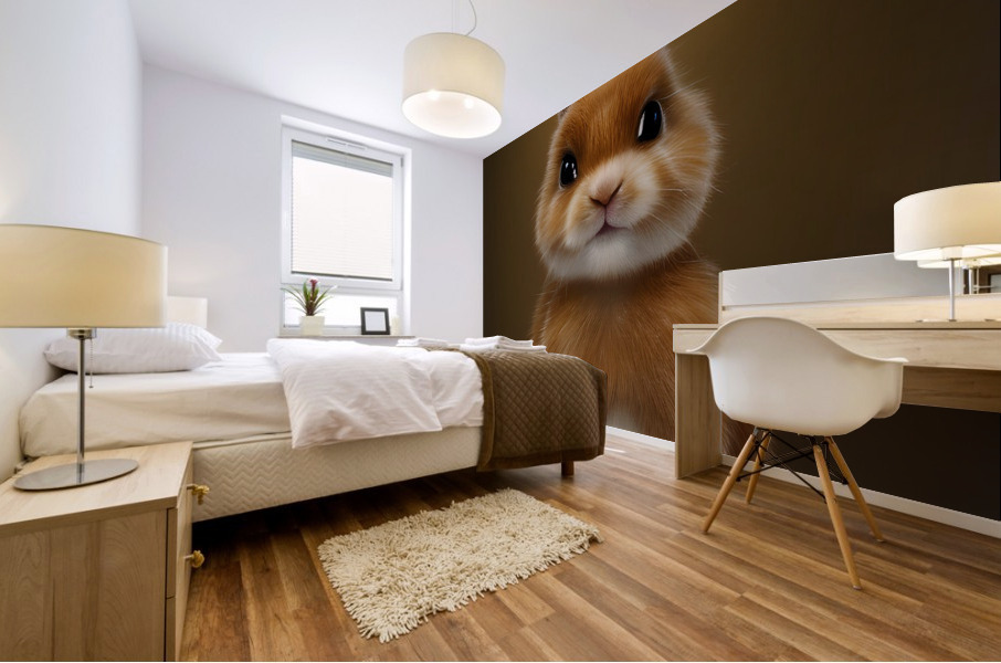 Hares Delight Mural print