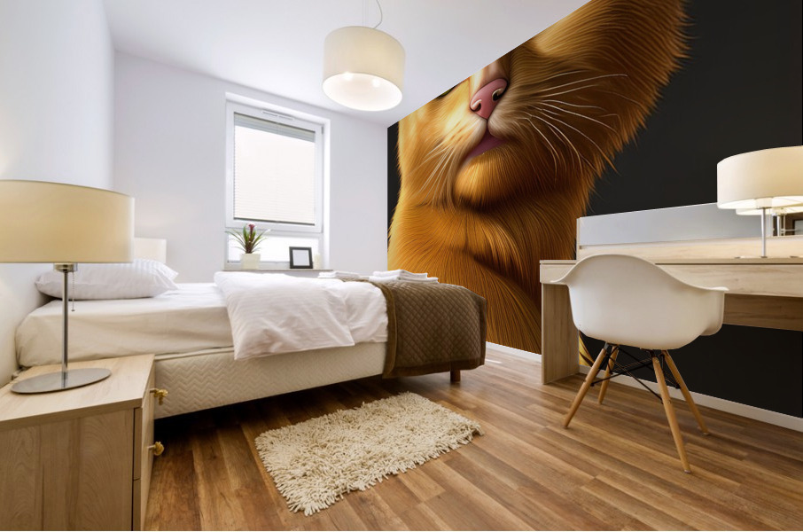 Cat Charisma Mural print