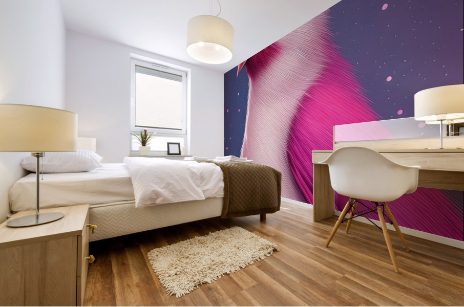 Graceful Plumage Mural print