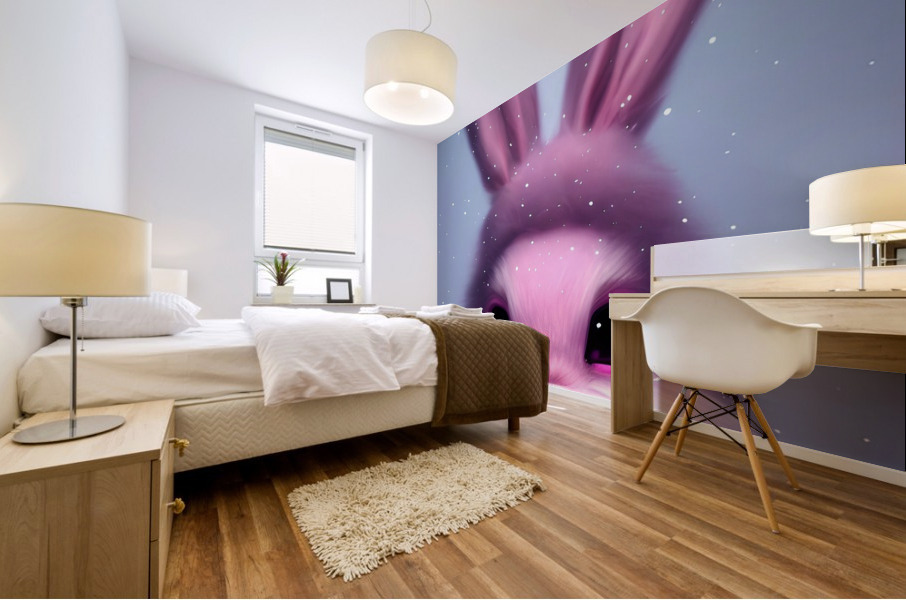 Cute Rabbit Mural print