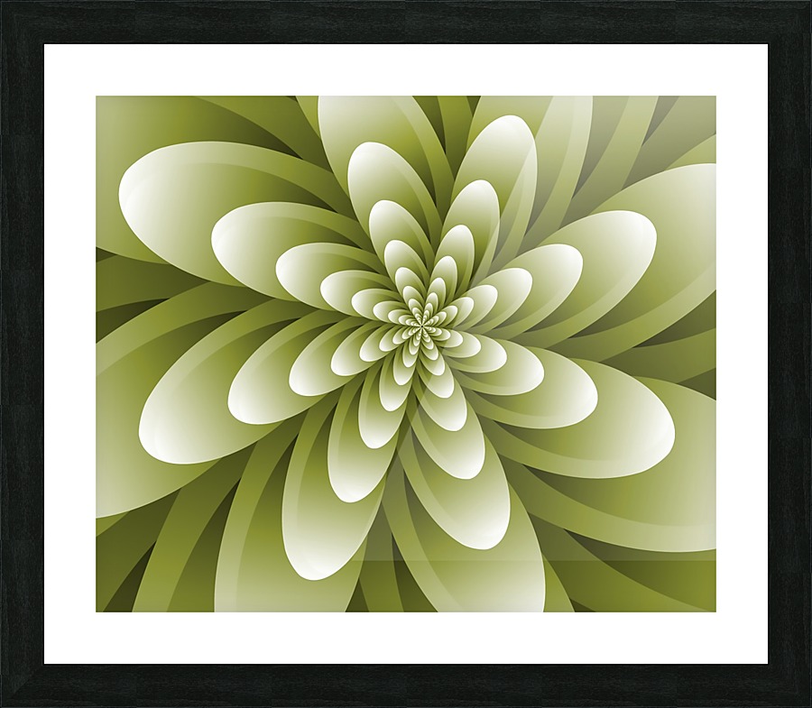 Greeny Feel Picture Frame print