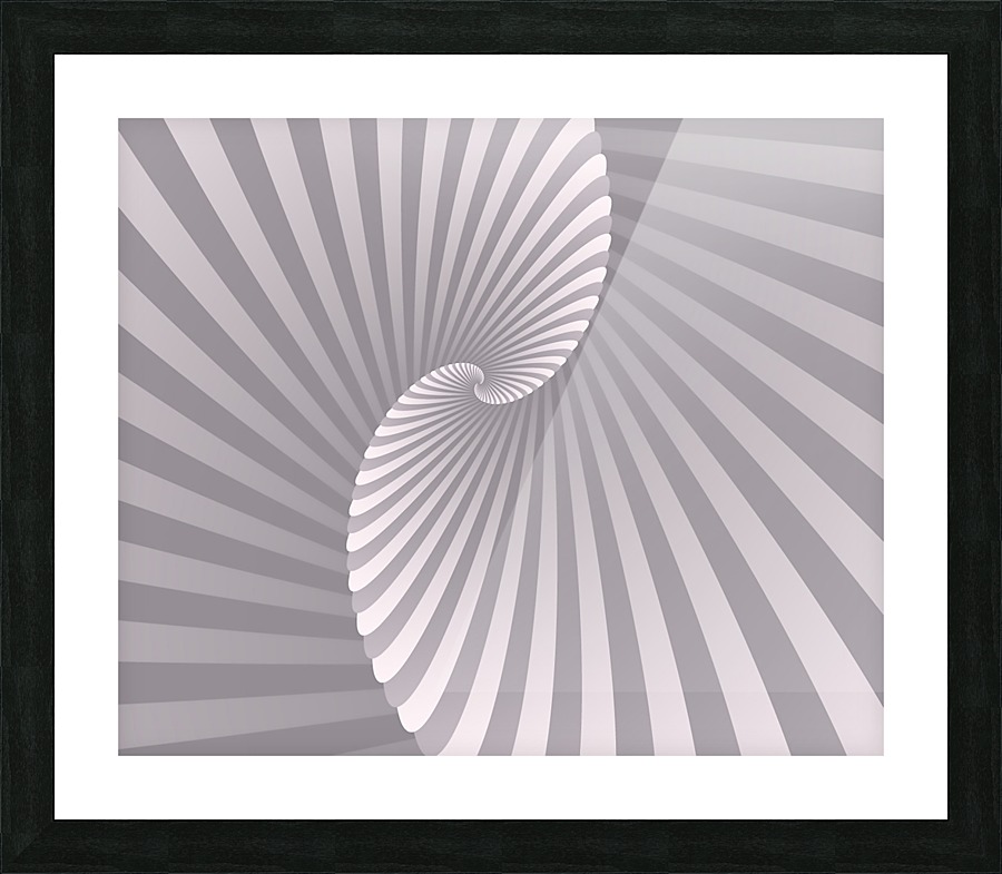  Retro Spiral Art Picture Frame print
