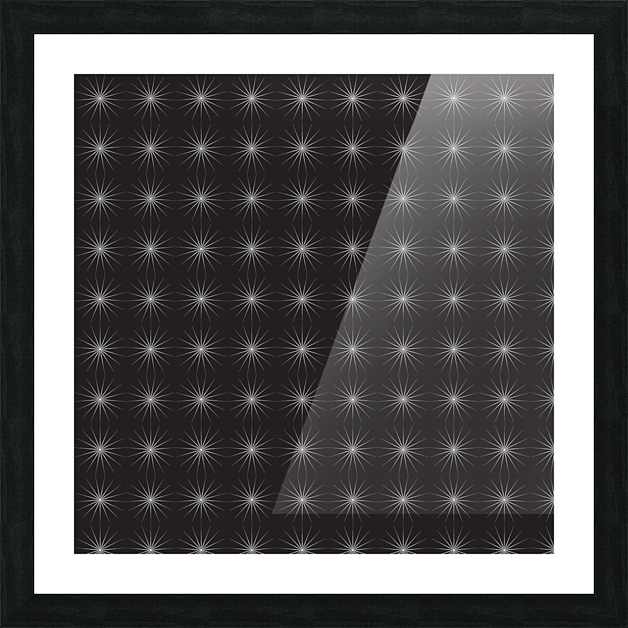 Shiny Pattern Art Picture Frame print