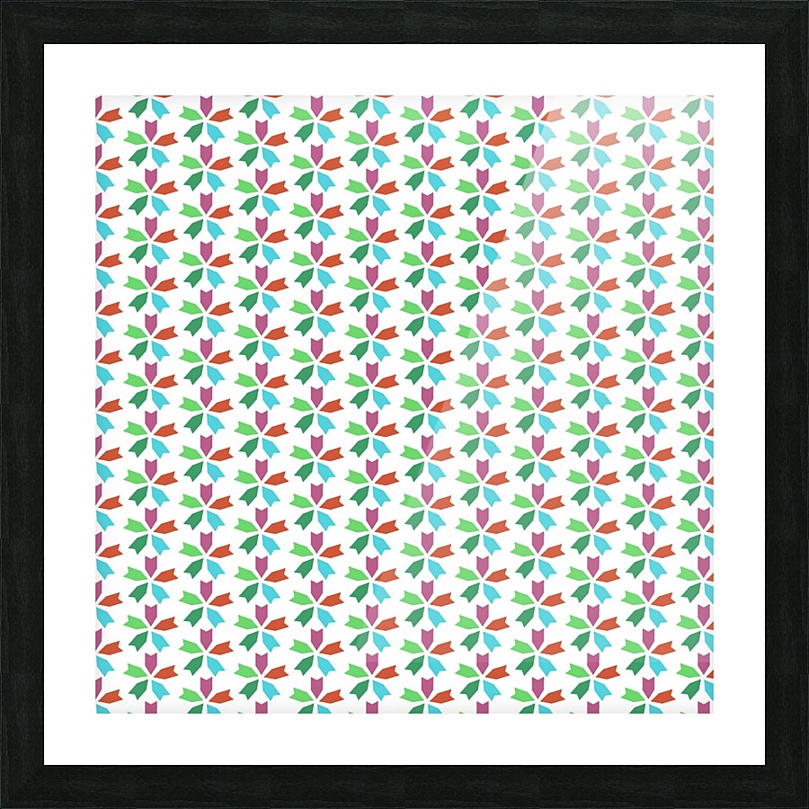 Flower Seamless Pattern Artwork Picture Frame print