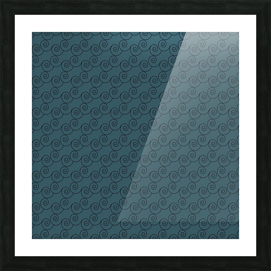 Swirl Pattern Seamless Artwork Picture Frame print