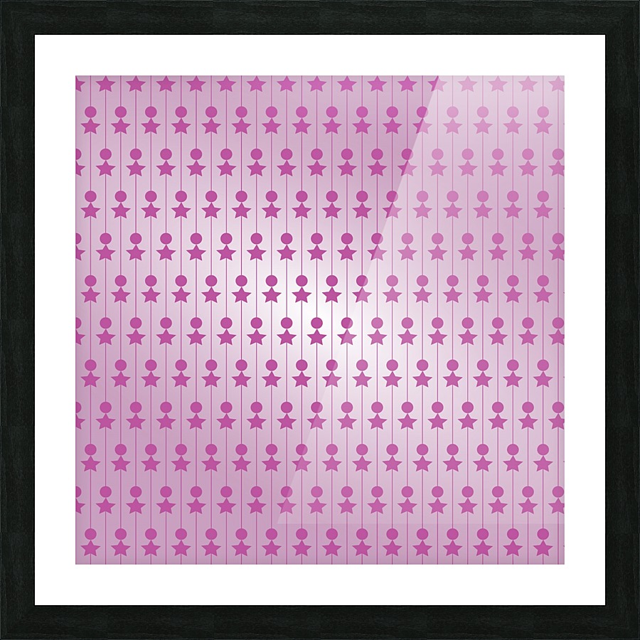 Pink Art Pattern Artwork Picture Frame print