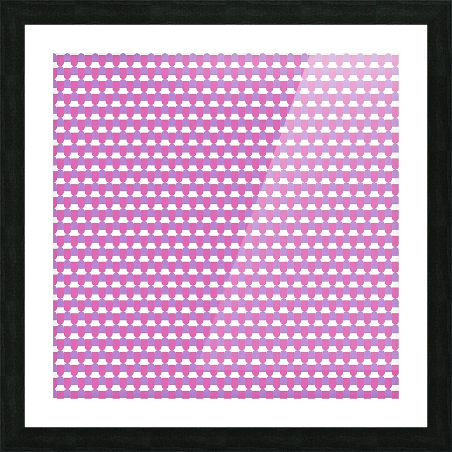Pink Pattern Artwork Picture Frame print