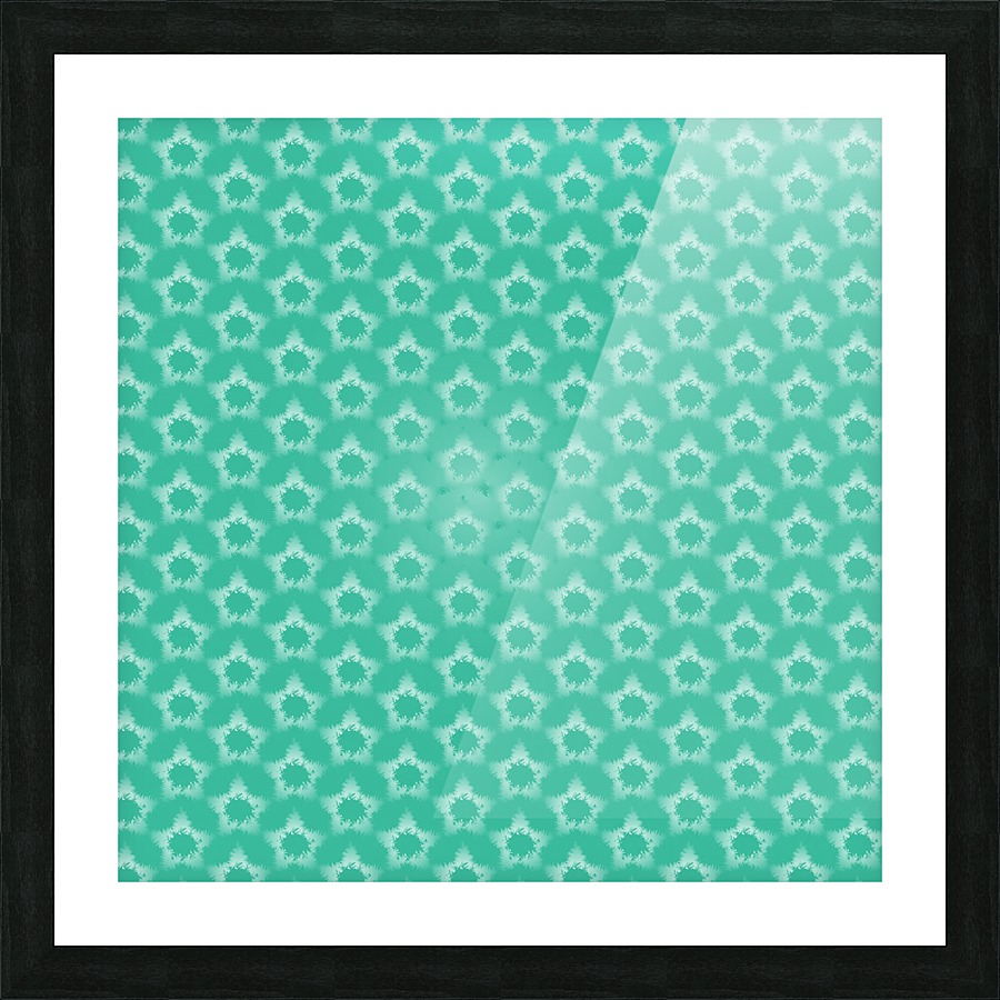 Star snowflake Seamless Pattern Artwork Picture Frame print