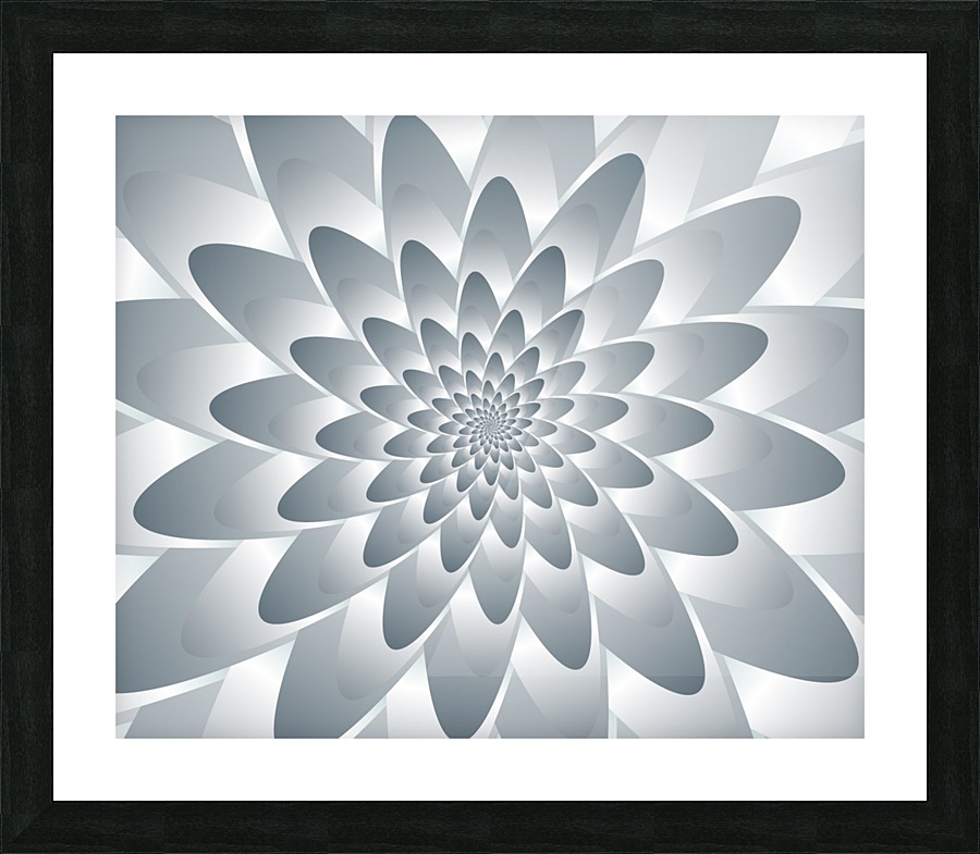 Swirl Art Picture Frame print