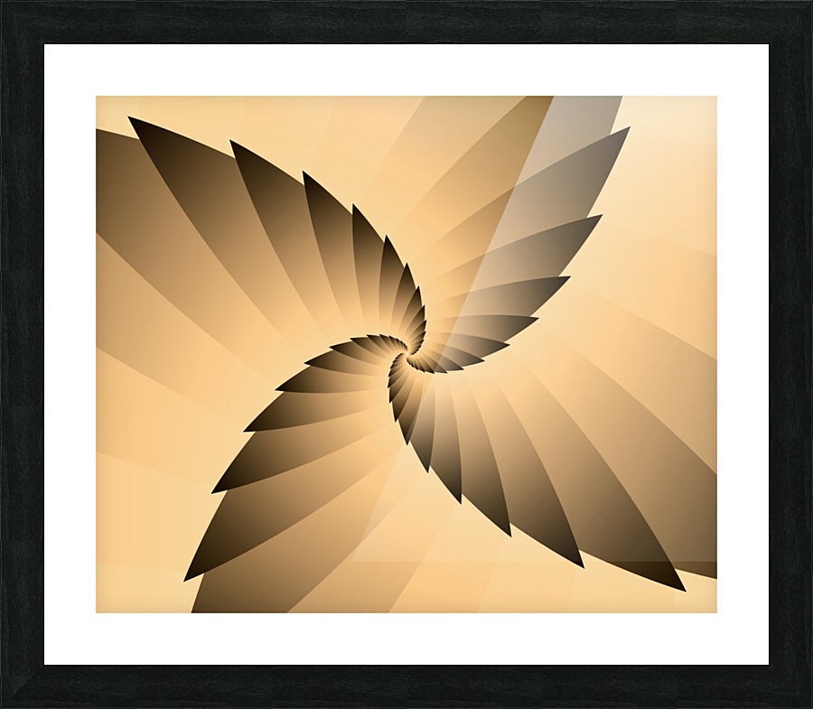 Swing Spiral Picture Frame print