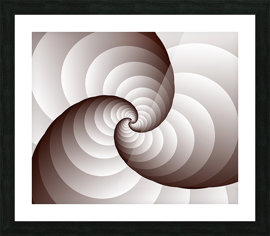 Spirally Picture Frame print