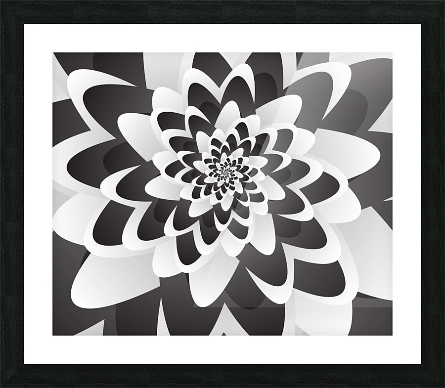 Monochrome Art Picture Frame print