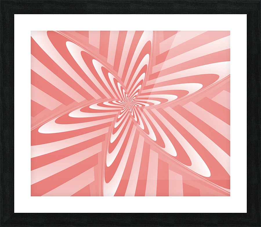Retro Spiral Picture Frame print