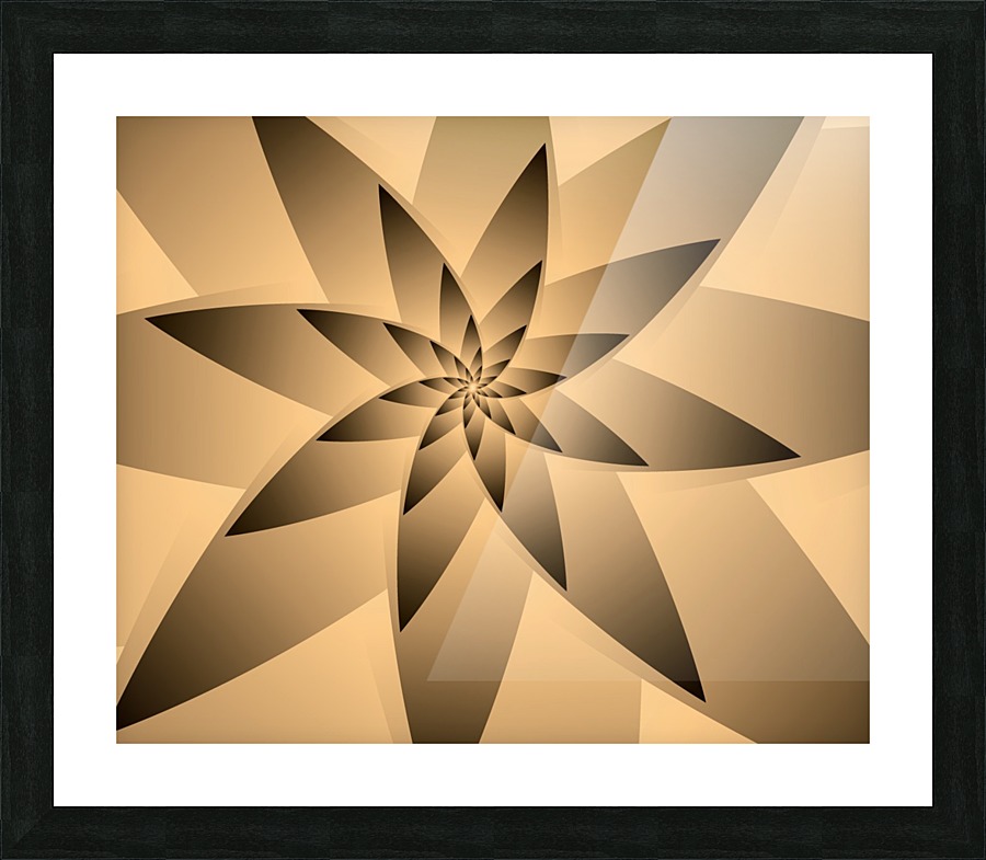 Optical Illusion Art Picture Frame print