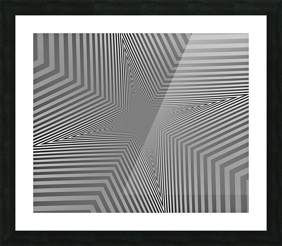 Crazy Loop Picture Frame print