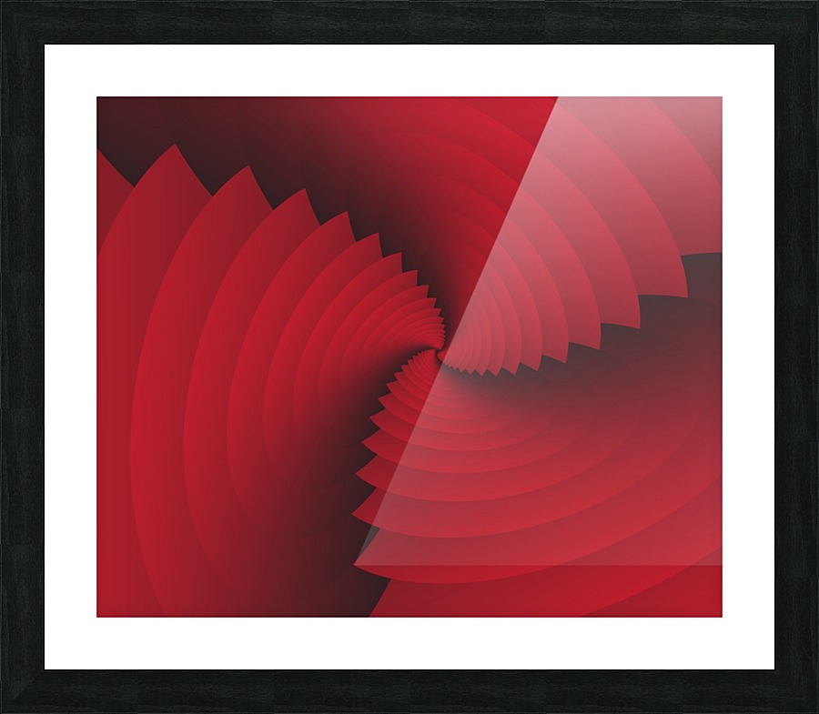 Trendy Reddish Art Picture Frame print
