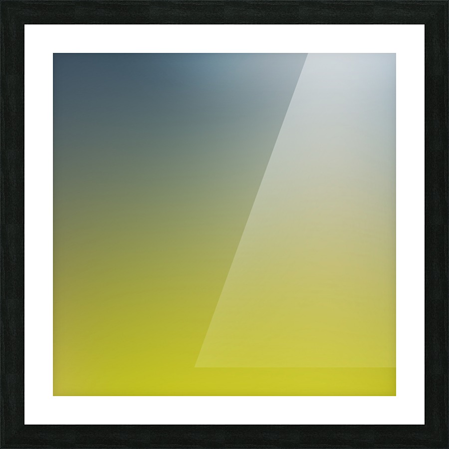 Green Gradient Background Picture Frame print