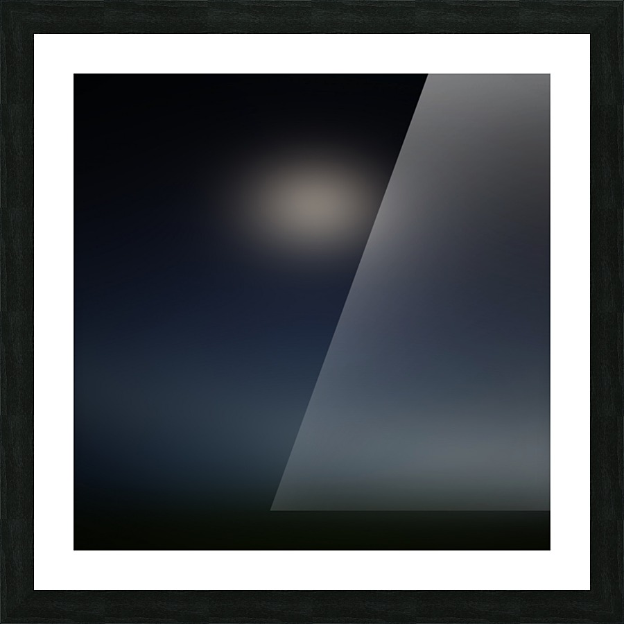 Night Blurred Background Picture Frame print