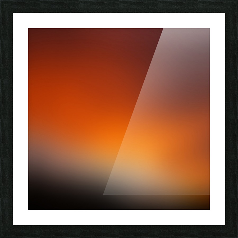 Dusk Background Picture Frame print