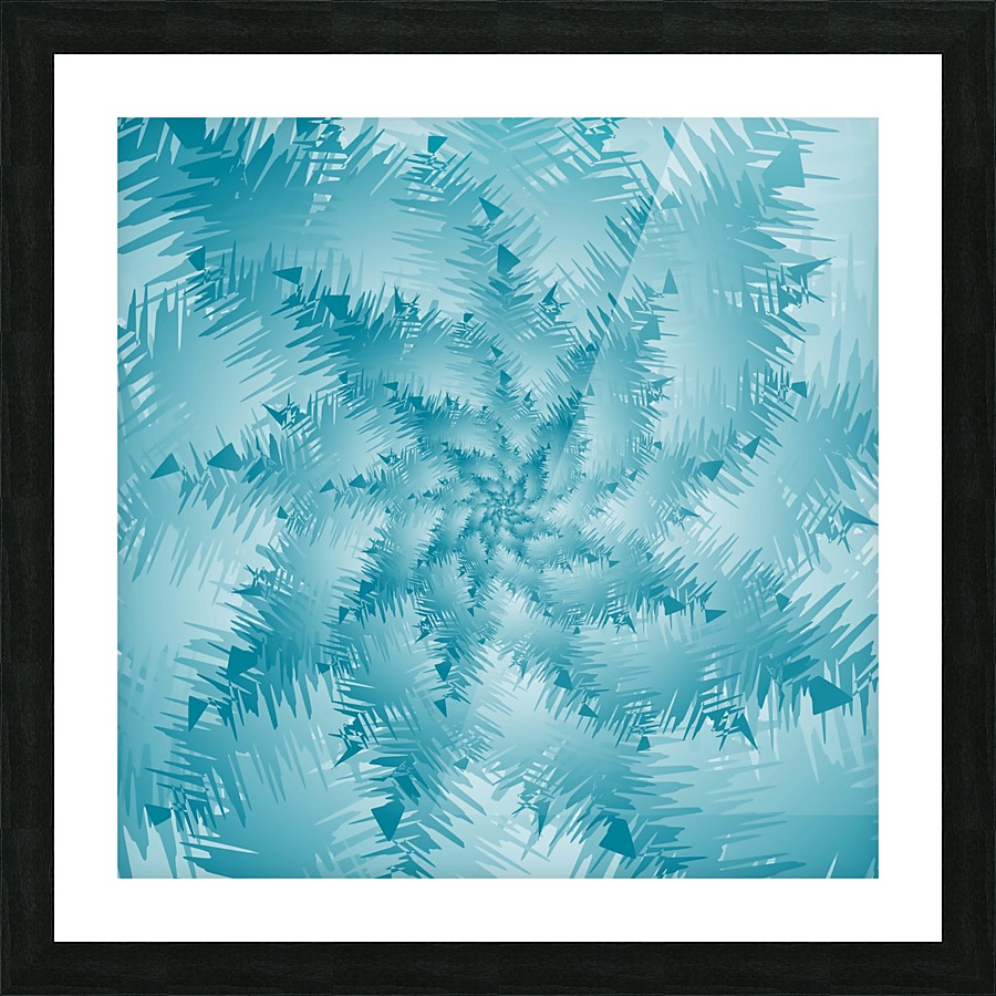 Snow Forest Picture Frame print