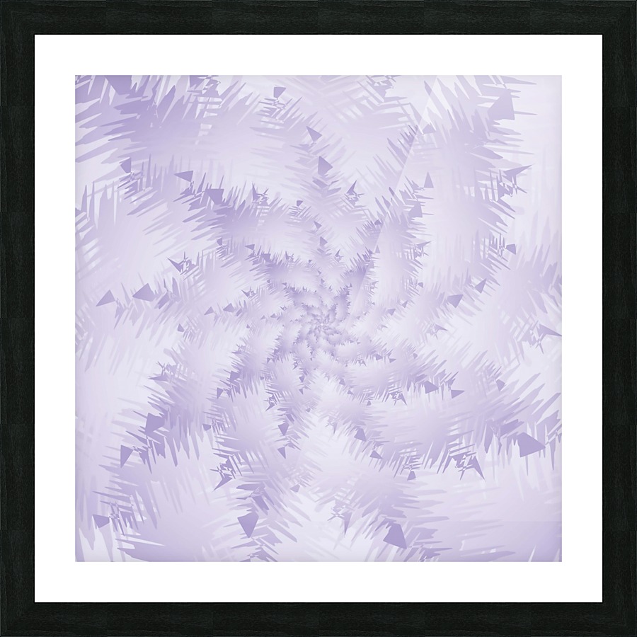  PURPLE Snow Forest Picture Frame print