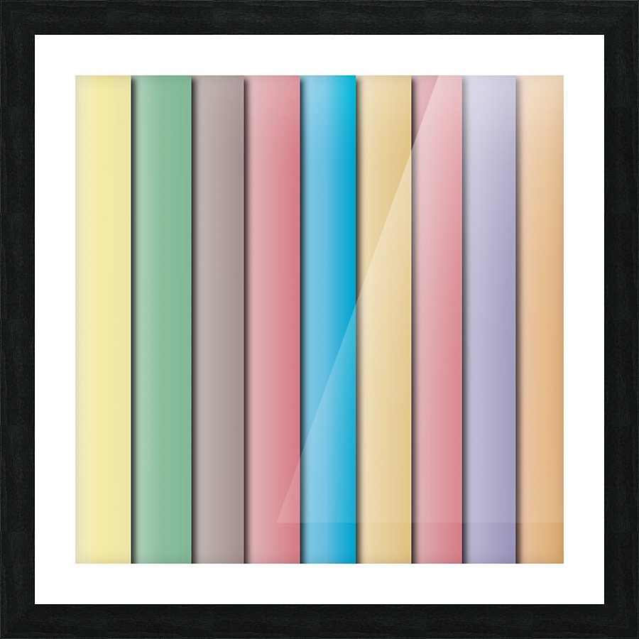 Colorful Pattern   Picture Frame print