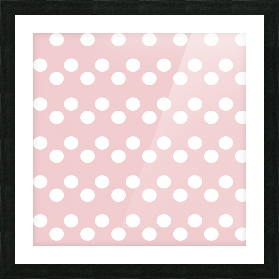 BISQUE Polka Dots Picture Frame print