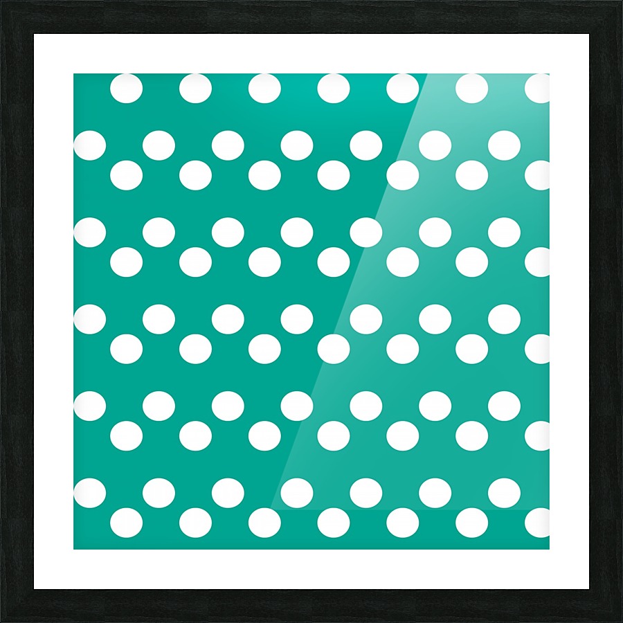 Arcadia Polka Dots Picture Frame print