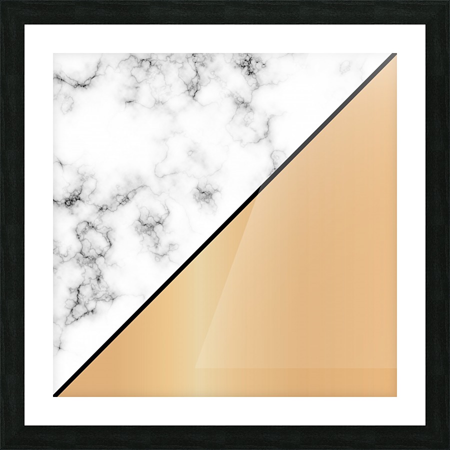 ABSTRACT MODERN MAPLE MARBLE Picture Frame print