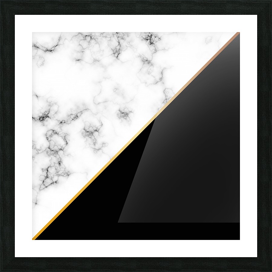 ABSTRACT MODERN MARBLE Picture Frame print