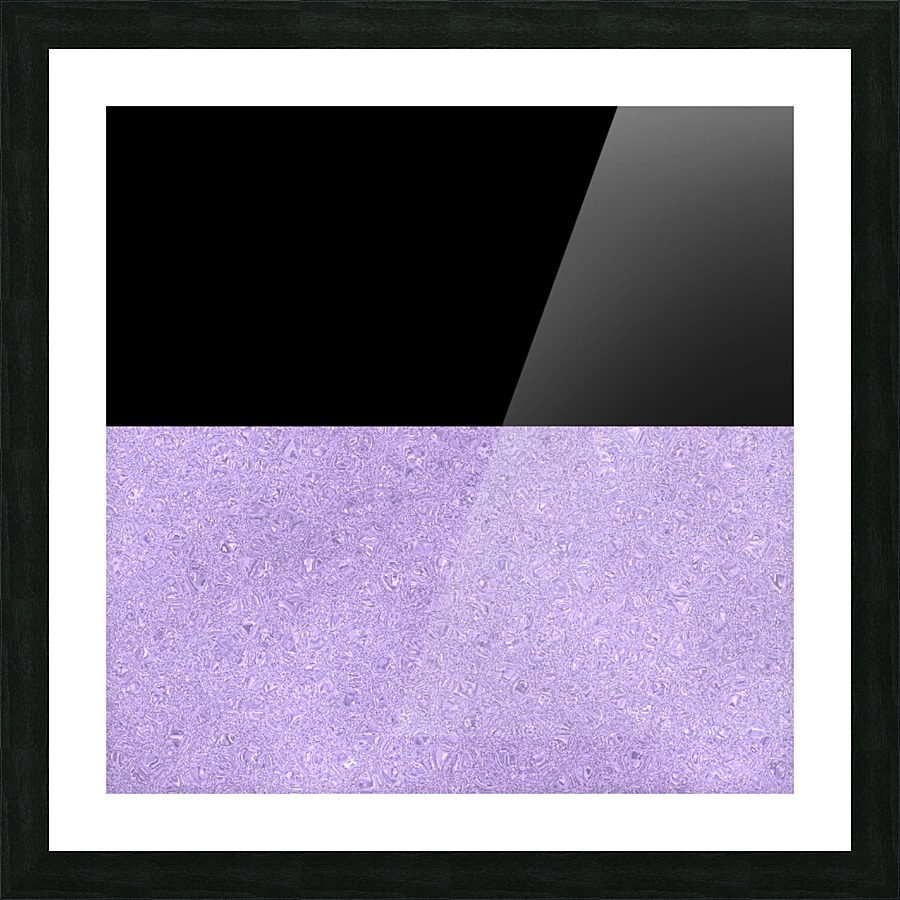 ABSTRACT PURPLE GLITTER Picture Frame print