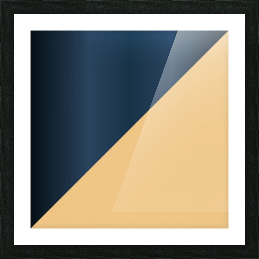 ABSTRACT ROYAL BLUE Picture Frame print