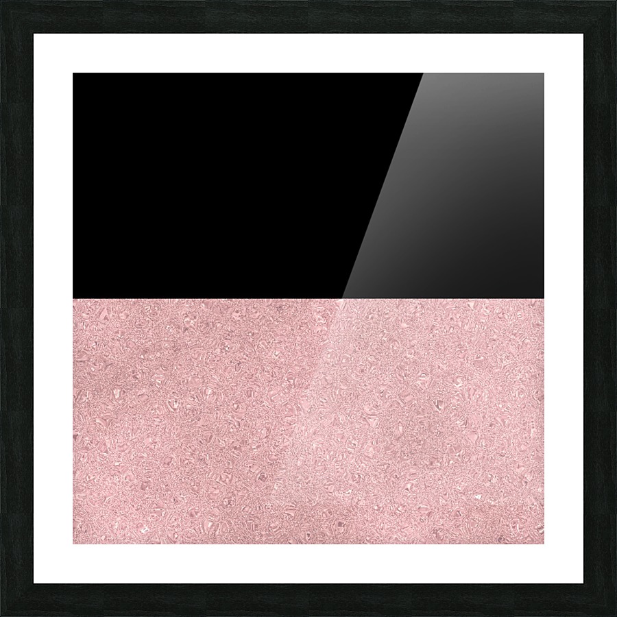 ABSTRACT PINK GLITTER Picture Frame print