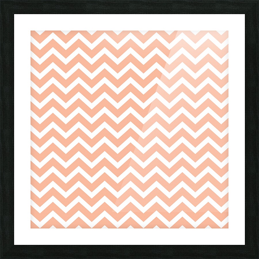 SIENNA CHEVRON Picture Frame print