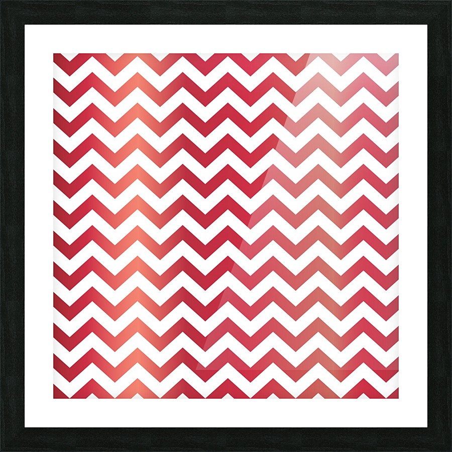 APPLE CHEVRON Picture Frame print