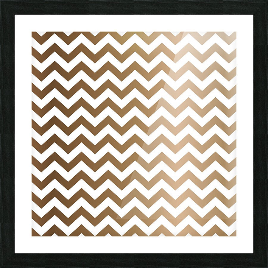 POTATO CHEVRON Picture Frame print
