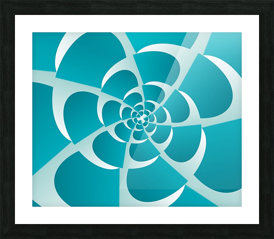 Blue Grill Picture Frame print