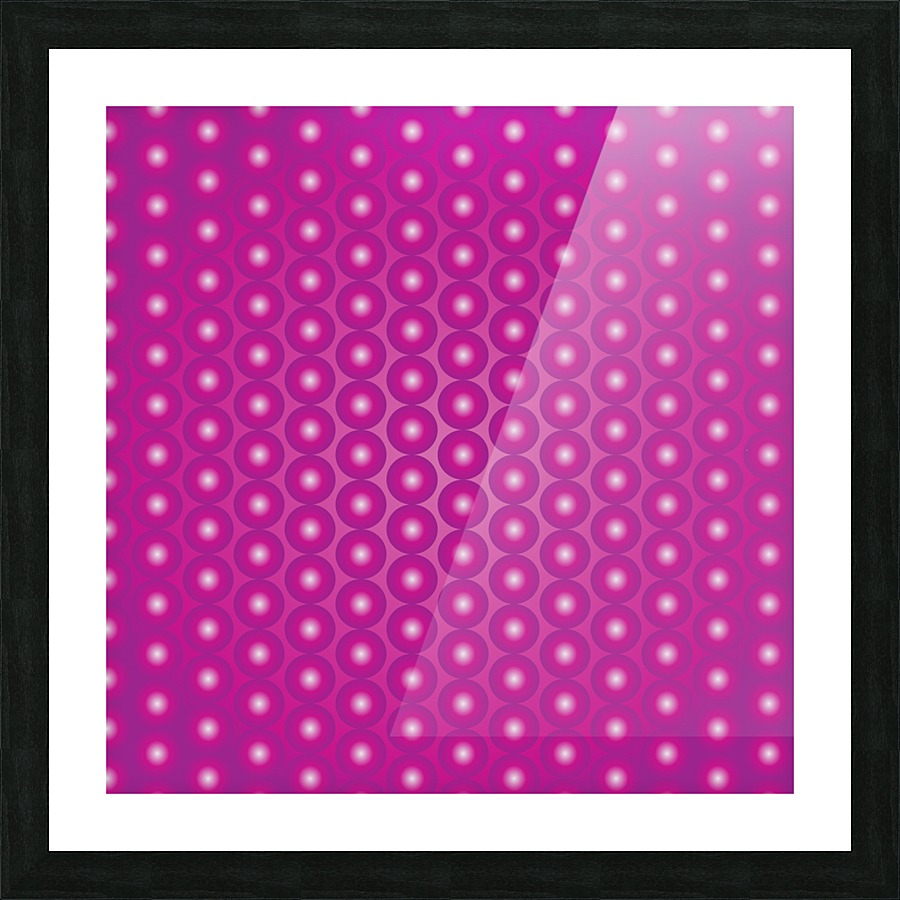 Magenta Pearl Pattern Picture Frame print